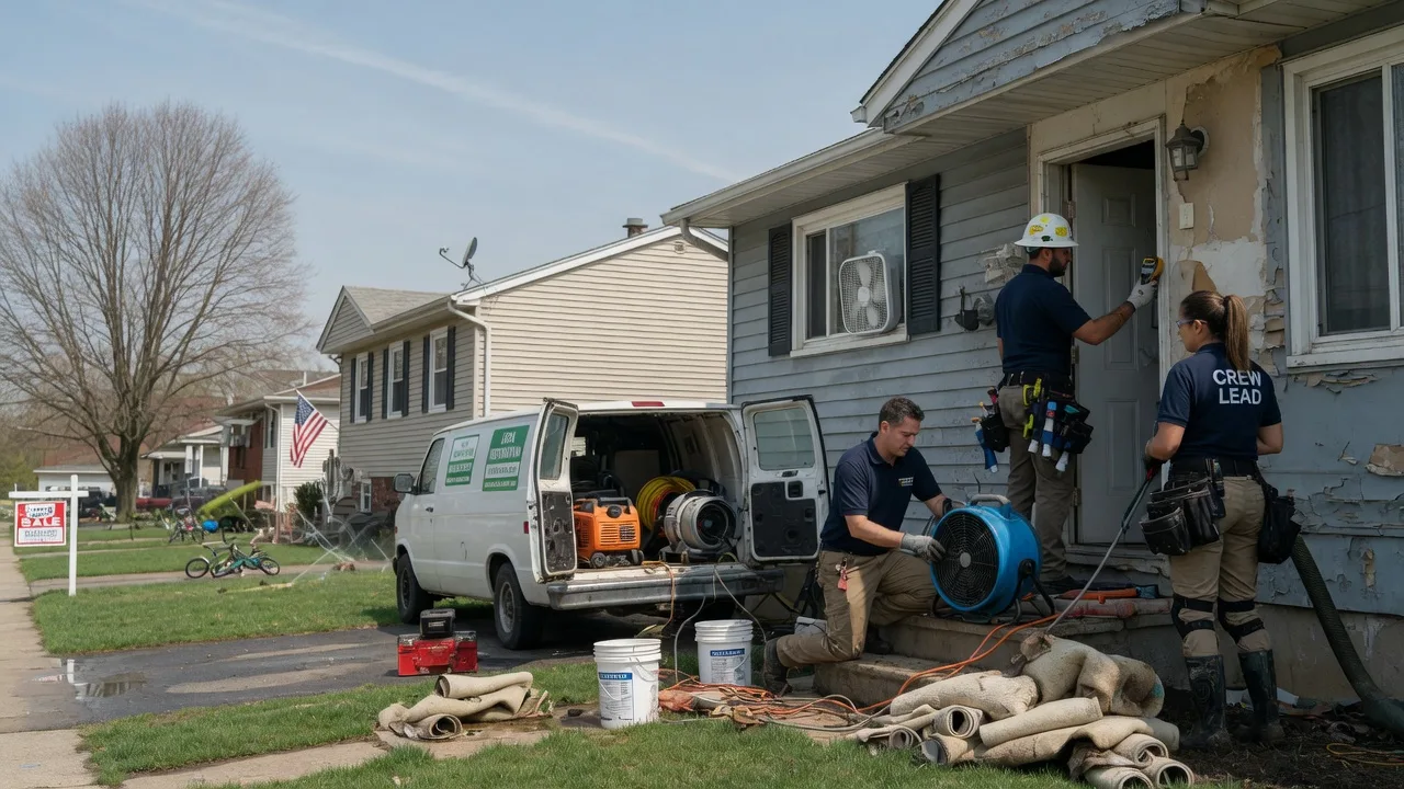 Flood Cleanup in South English, IA near me