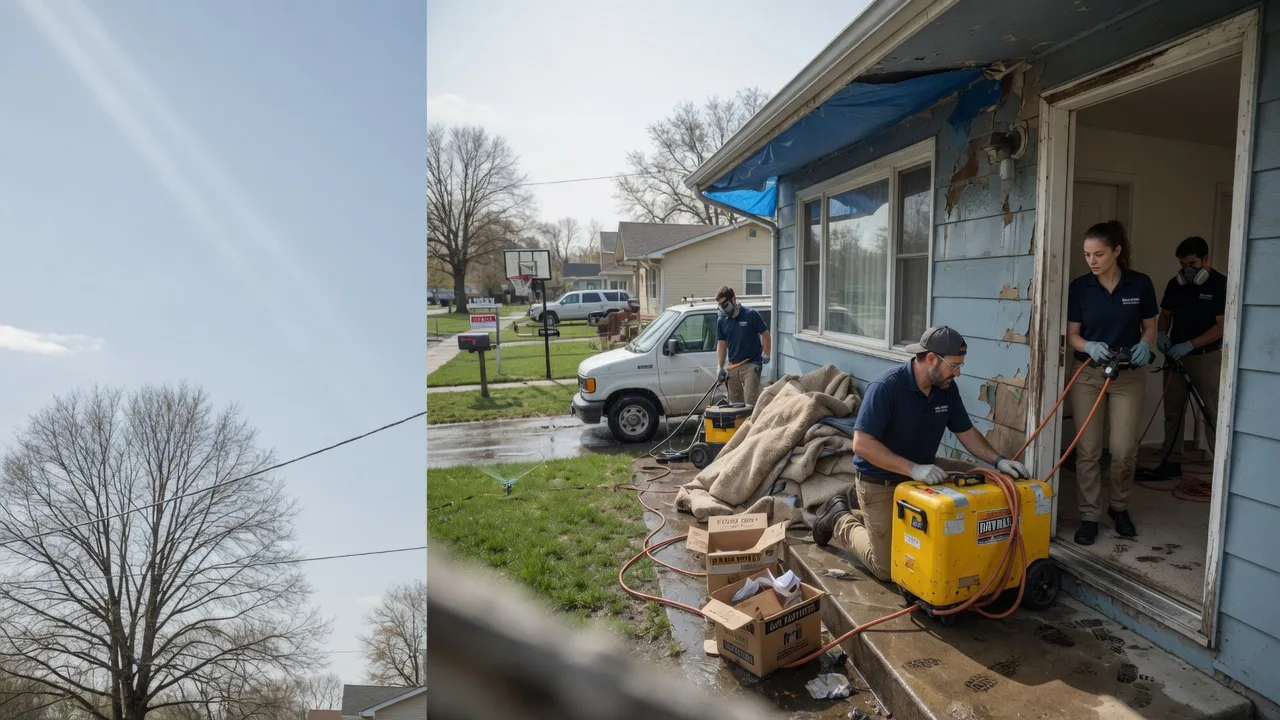 Basement Flood Cleanup in South English, IA near me